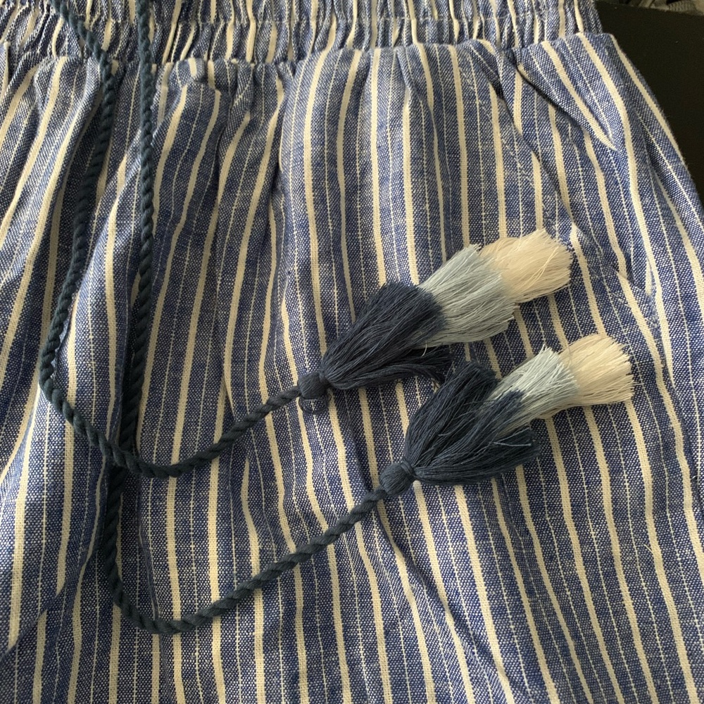 Linen capri pant